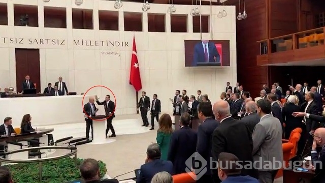 Meclis'te Can Atalay oturumunda yumruk yumruğa kavga!