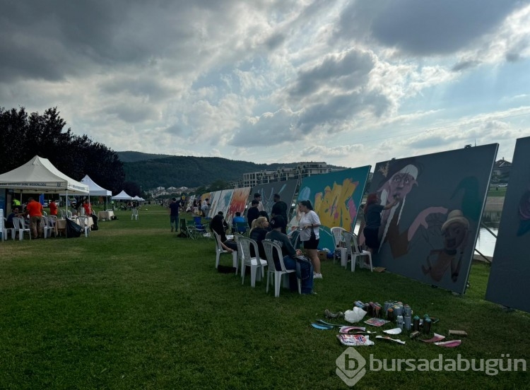 Bursa'da gerçekleşen Türkiye'nin en büyük Graffiti Şenliği'nden kareler...