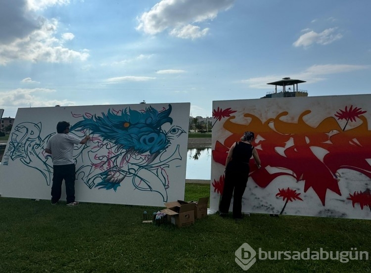 Bursa'da gerçekleşen Türkiye'nin en büyük Graffiti Şenliği'nden kareler...