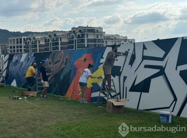 Bursa'da gerçekleşen Türkiye'nin en büyük Graffiti Şenliği'nden kareler...