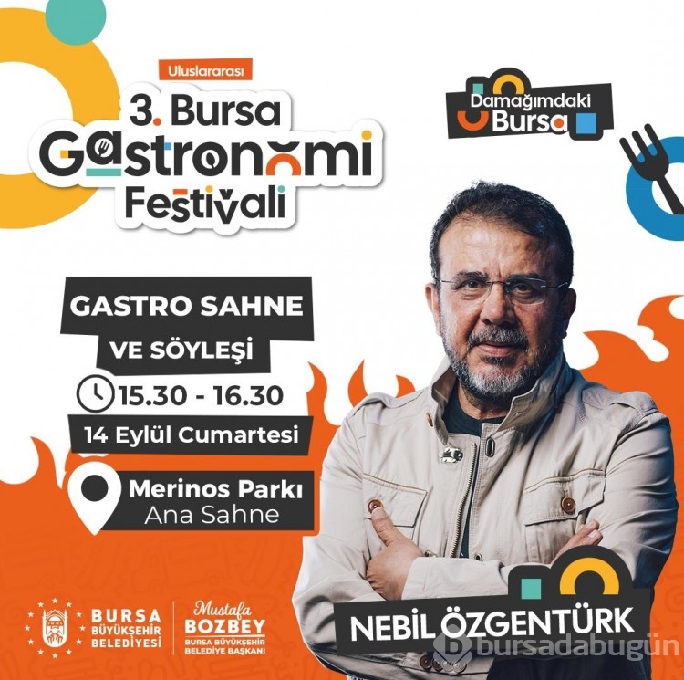 Bursa Gastronomi Festivalinde ünlü akımı!