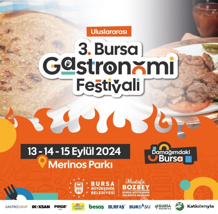 Bursa Gastronomi Festivalinde ünlü akımı!