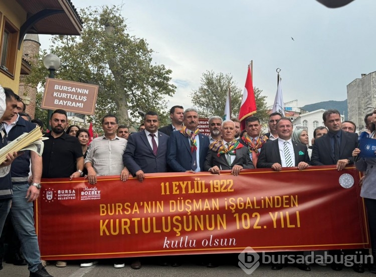 Bursa Büyükşehir Belediyesi, Bursa'nın kurtuluşunu kutluyor!