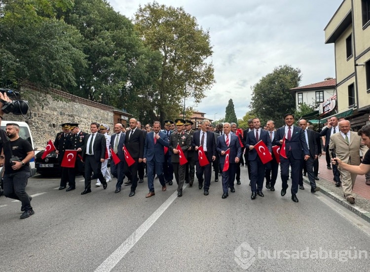  Bursa'nın kurtuluşu kutlamalarında renkli anlar! 