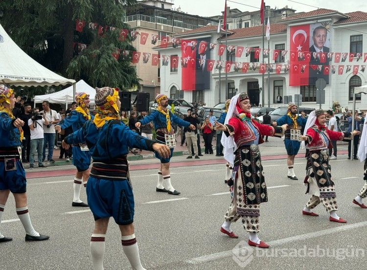  Bursa'nın kurtuluşu kutlamalarında renkli anlar! 