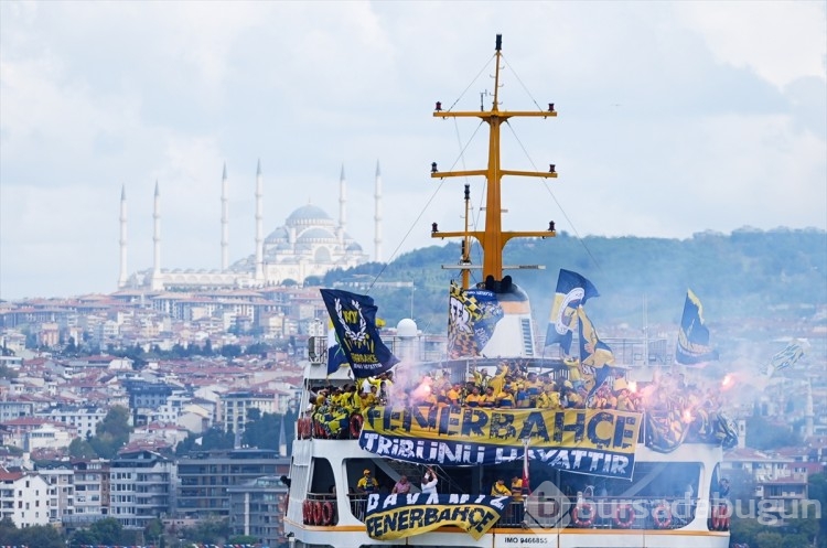 Fenerbahçe - Galatasaray maçı öncesi kareler...
