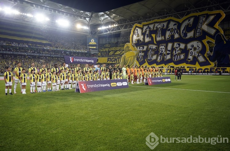 Fenerbahçe - Galatasaray maçından kareler...