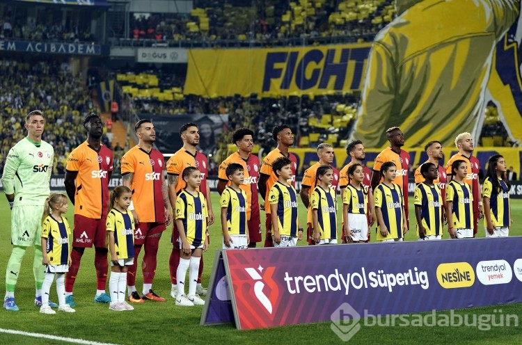 Fenerbahçe - Galatasaray maçından kareler...