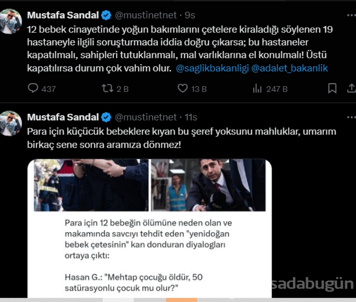 Ünlü isimler Yenidoğan bebek çetesi skandalıyla çileden çıktı! 
