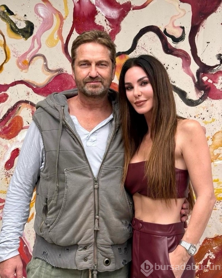 Defne Samyeli Gerard Butler ile bir araya geldi
