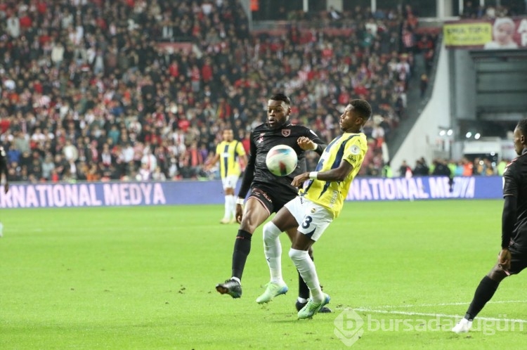 Samsunspor - Fenerbahçe maçından ekranlara yansımayan görüntüler
