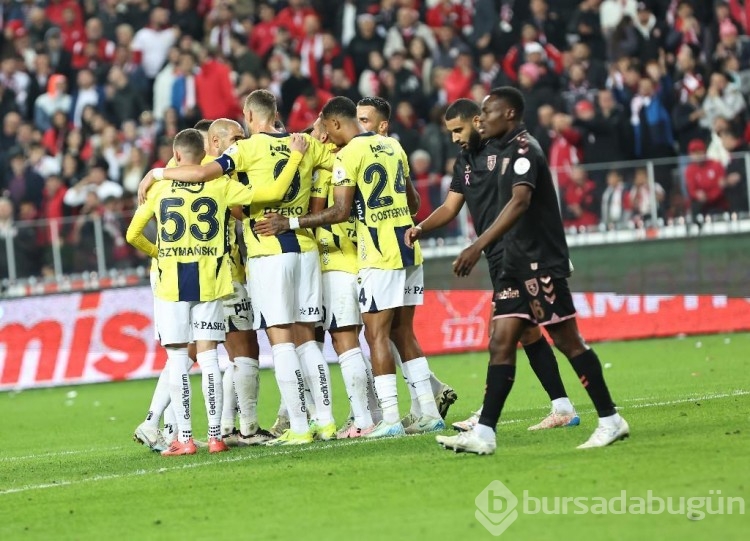 Samsunspor - Fenerbahçe maçından ekranlara yansımayan görüntüler
