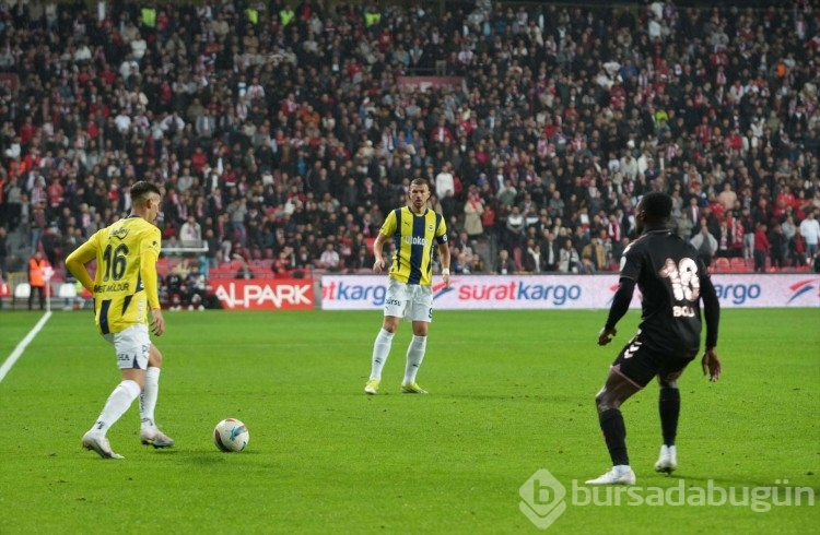 Samsunspor - Fenerbahçe maçından ekranlara yansımayan görüntüler
