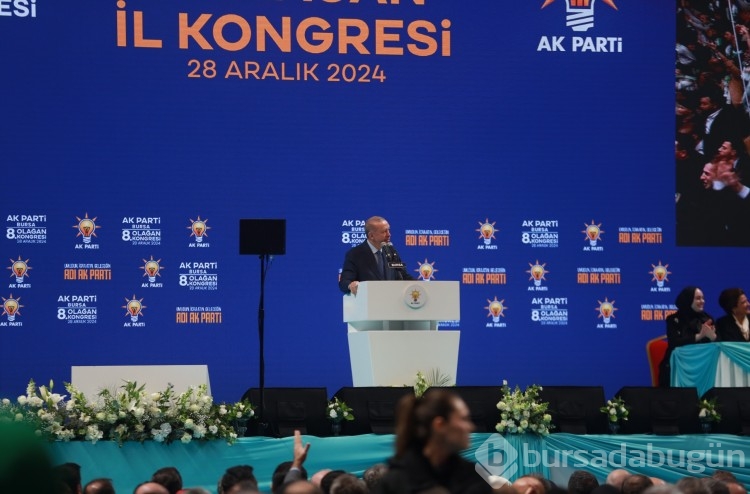 AK Parti Bursa 8'inci Olağan İl Kongresi'nden kareler...