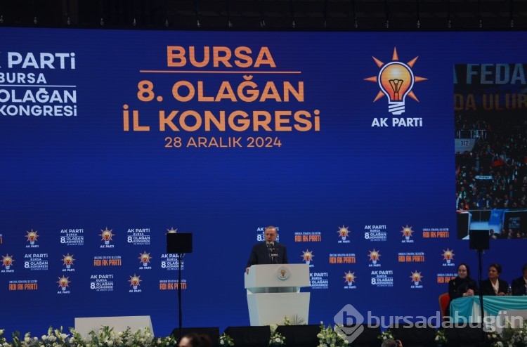 AK Parti Bursa 8'inci Olağan İl Kongresi'nden kareler...