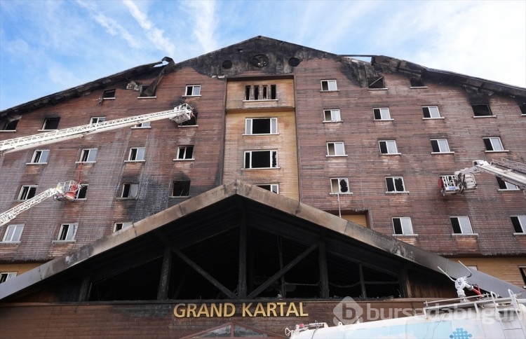 Kartalkaya Kayak Merkezi'nde bir otelde yangın çıktı
