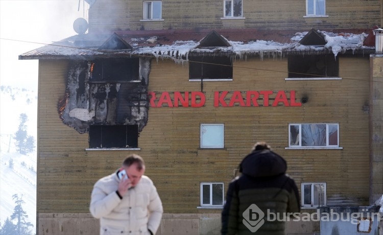 Kartalkaya Kayak Merkezi'nde bir otelde yangın çıktı
