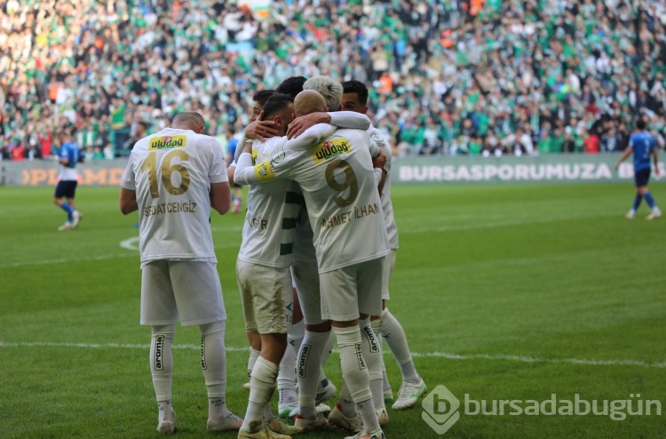 Bursaspor - Ergene Velimeşespor maçından kareler