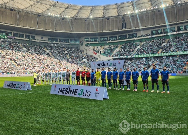 Bursaspor - Ergene Velimeşespor maçından kareler