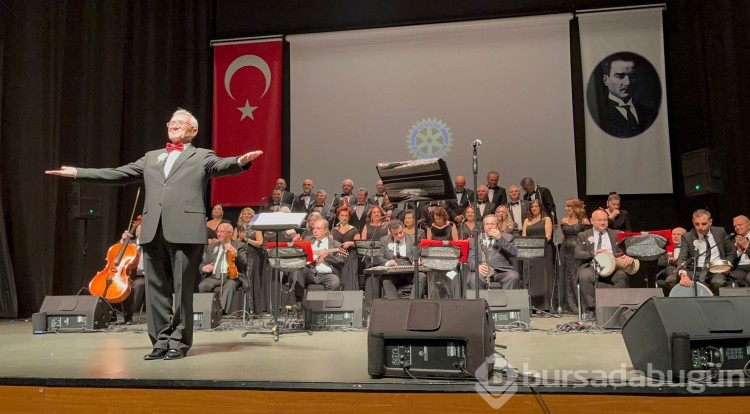 Bursa'da Gökdere Rotary Kulübü'nden anlamlı konser