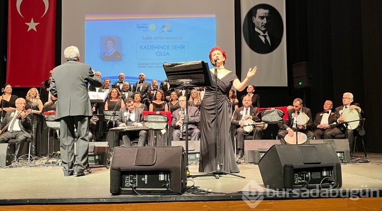 Bursa'da Gökdere Rotary Kulübü'nden anlamlı konser