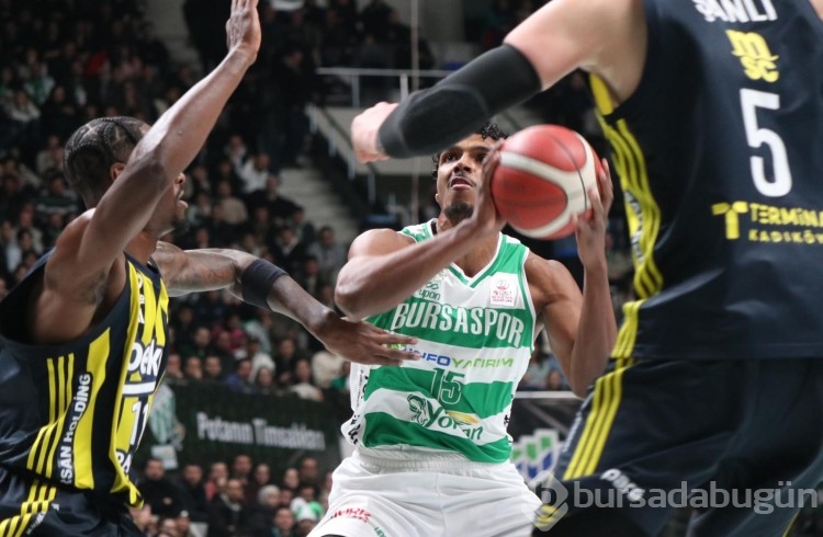 Bursaspor Yörsan, Fenerbahçe Beko maçından kareler