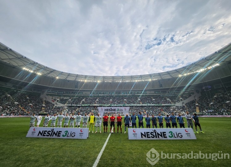 Bursaspor - Anadolu Üniversitesi maçından kareler!
