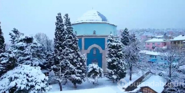 Bursa'da eşsiz kar manzaraları 