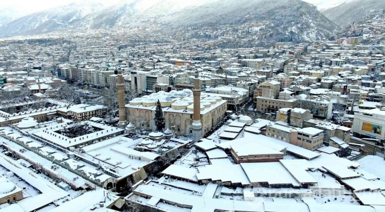 Bursa'da eşsiz kar manzaraları 