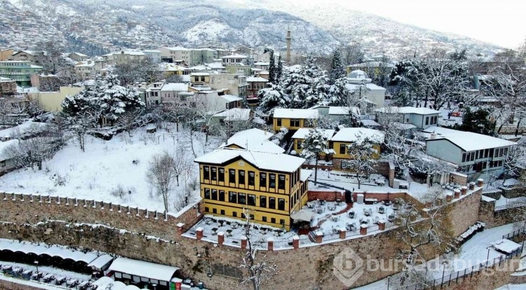 Bursa'da eşsiz kar manzaraları 