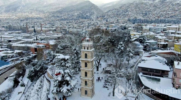 Bursa'da eşsiz kar manzaraları 
