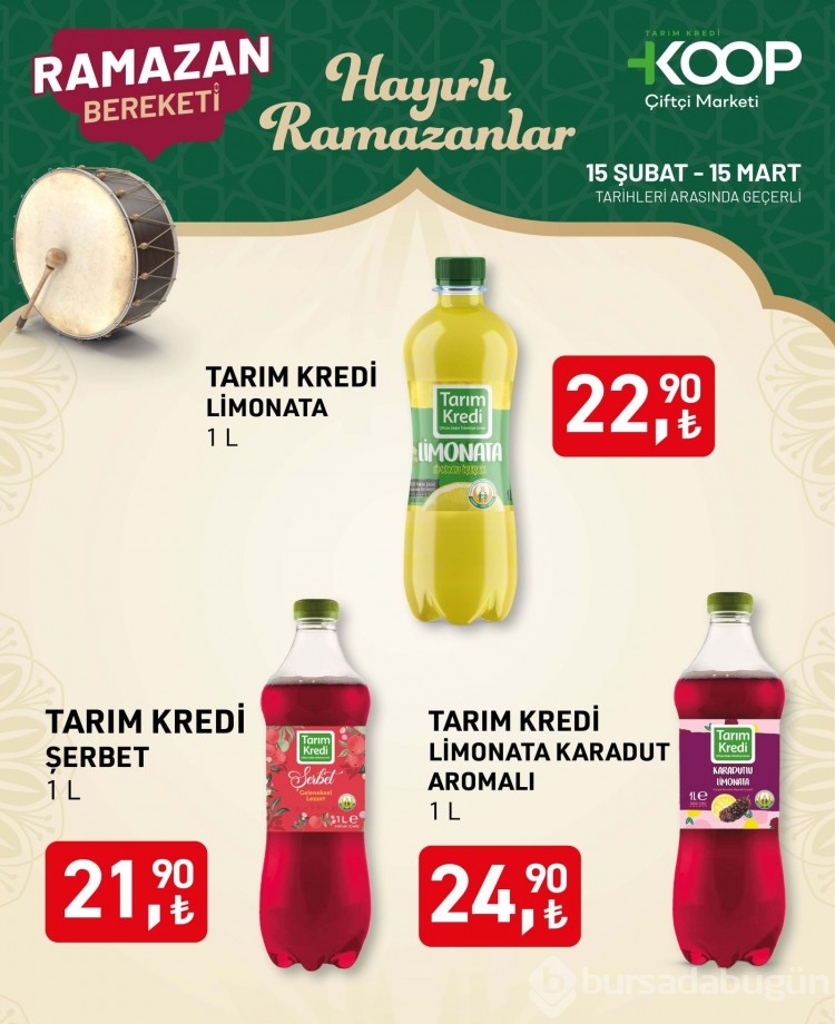 Tarım Kredi Kooperatif Market'te Ramazan indirimi başladı: Pirinç, bulgur, makarna, yağ, şeker, hurma, peynir...