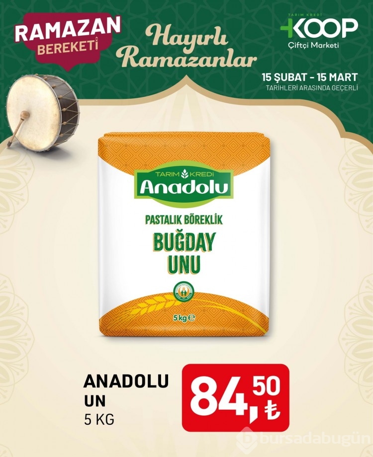 Tarım Kredi Kooperatif Market'te Ramazan indirimi başladı: Pirinç, bulgur, makarna, yağ, şeker, hurma, peynir...