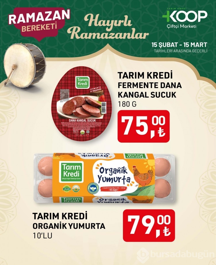 Tarım Kredi Kooperatif Market'te Ramazan indirimi başladı: Pirinç, bulgur, makarna, yağ, şeker, hurma, peynir...