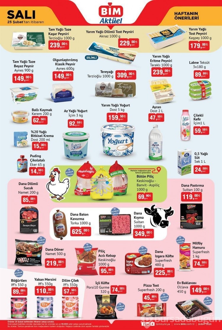 BİM 21 Şubat Cuma aktüel ürünler kataloğunda hangi ürünler var? Düdüklü Tencere, Çaydanlık, Sütlük, Kapaklı Kase Seti...