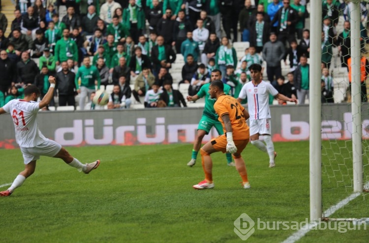 Bursaspor Silifke Belediyespor maçı görüntüleri!