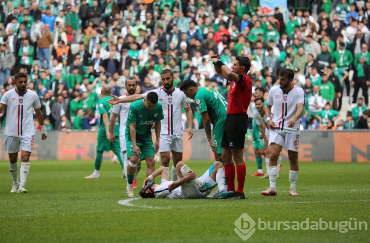 Bursaspor Silifke Belediyespor maçı görüntüleri!