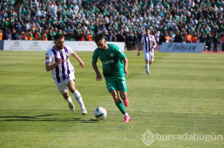 Bursaspor'un şampiyonluğa ulaştığı maçtan kareler! 
