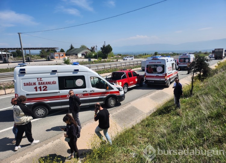 Yolcu otobüsü devrildi! Yaralılar var