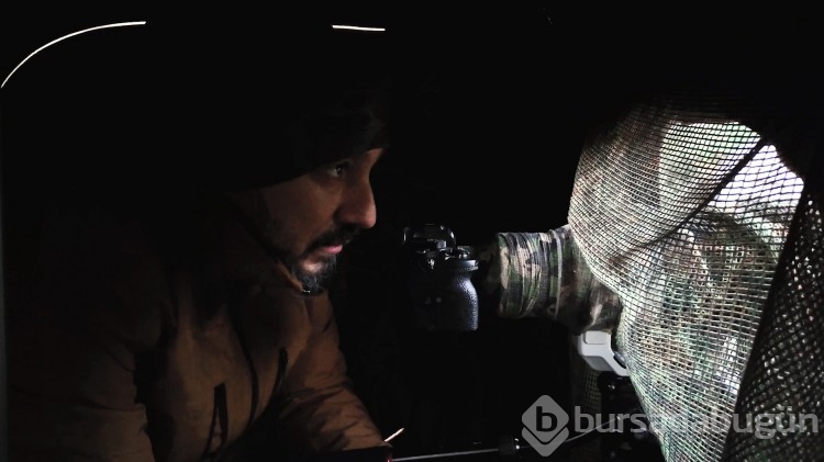 Bursa'da sabırla bekledi: Gizli gizli fotoğraflarını çekti