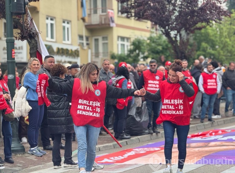 Bursa'da 1 Mayıs kutlamaları