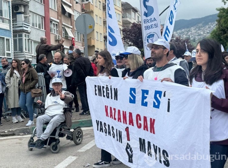 Bursa'da 1 Mayıs kutlamaları