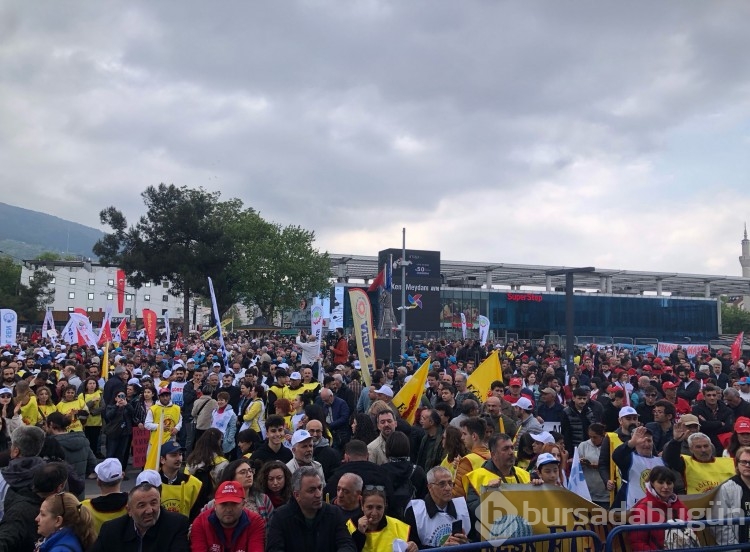 Bursa'da 1 Mayıs kutlamaları