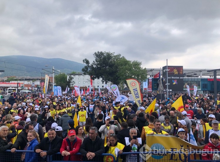 Bursa'da 1 Mayıs kutlamaları