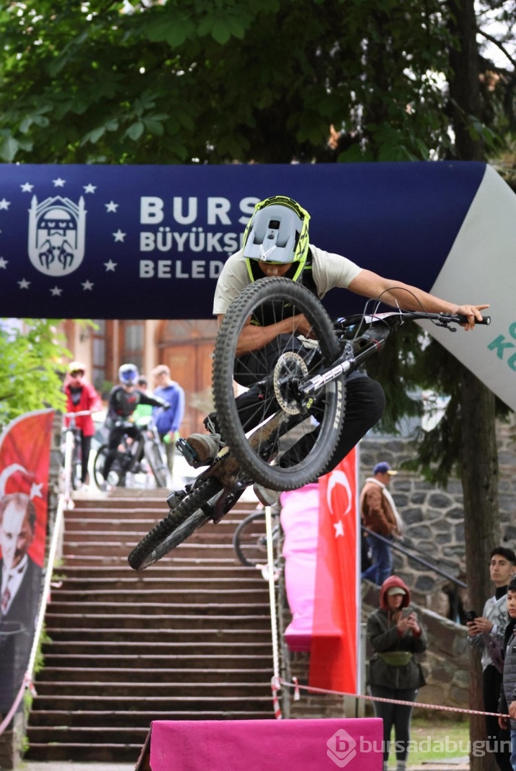 Bursa'da adrenalin dolu yarış nefes kesti