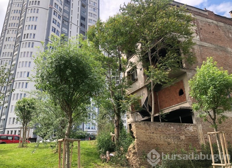 Bursa'da bir mahallenin uykularını kaçıran bina!
