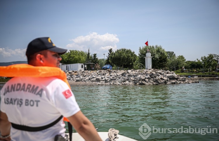  İznik Gölü'nün asayişi jandarma botlarına emanet
