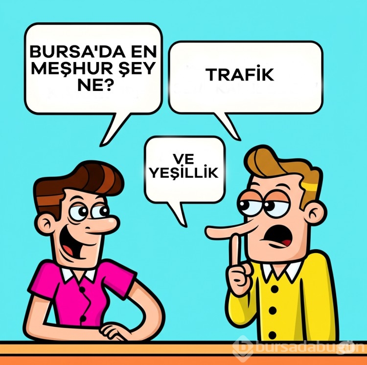 Bursa'ya özgü kahkaha garantili karikatürler!