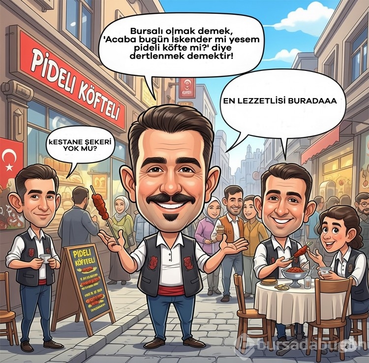 Bursa'ya özgü kahkaha garantili karikatürler!