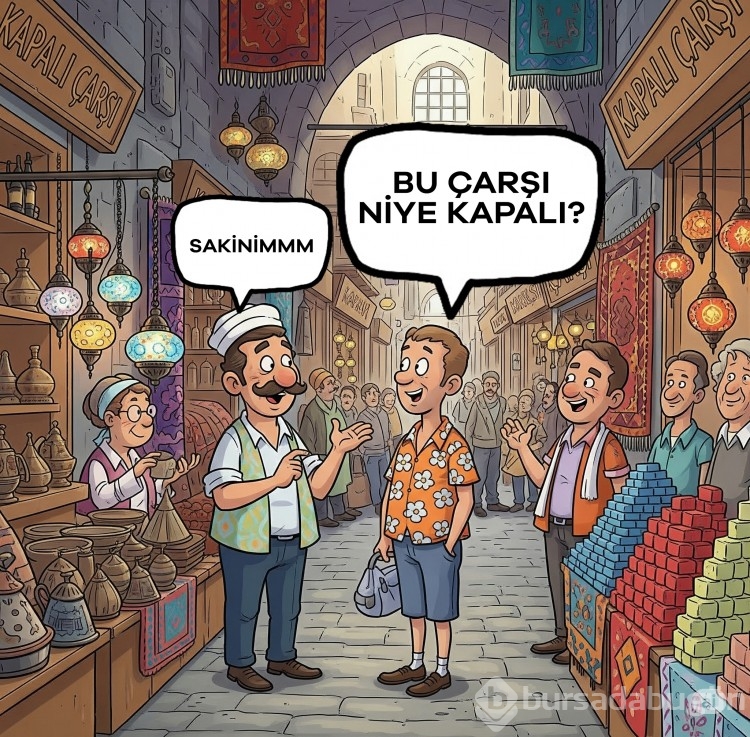 Bursa'ya özgü kahkaha garantili karikatürler!